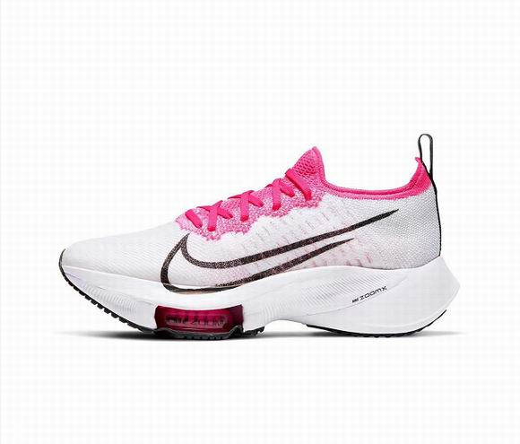 Cheap Nike Air Zoom Tempo NEXT Women's Shoes White Peach Black-3 - Click Image to Close